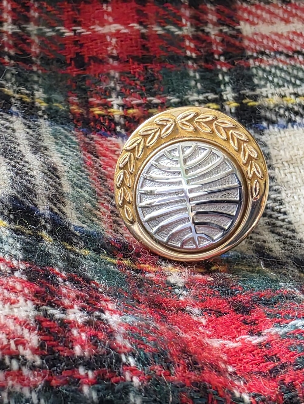 VTG Pan Am 25 Year Service Pin Jostens 1/10 10K Gold Filled - Box & Paper Incl.